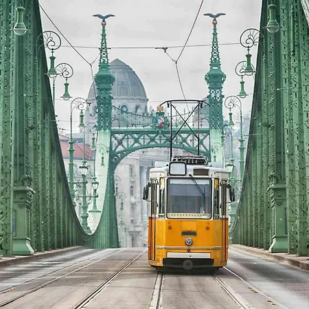 Art-filled 2br Near Synagogue Leafy Garden Views Budapest